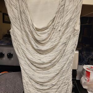 Maurices Cream and Gray Top